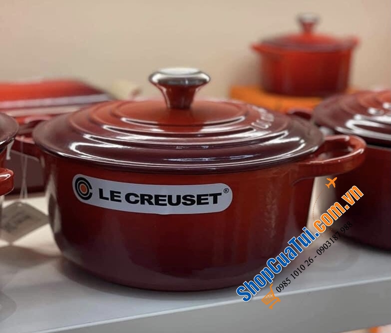 NỒI Le Creuset 18 cm MÀU ĐỎ - 1,8 L - Made in France
