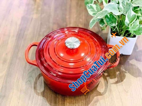 NỒI Le Creuset 18 cm MÀU ĐỎ - 1,8 L - Made in France