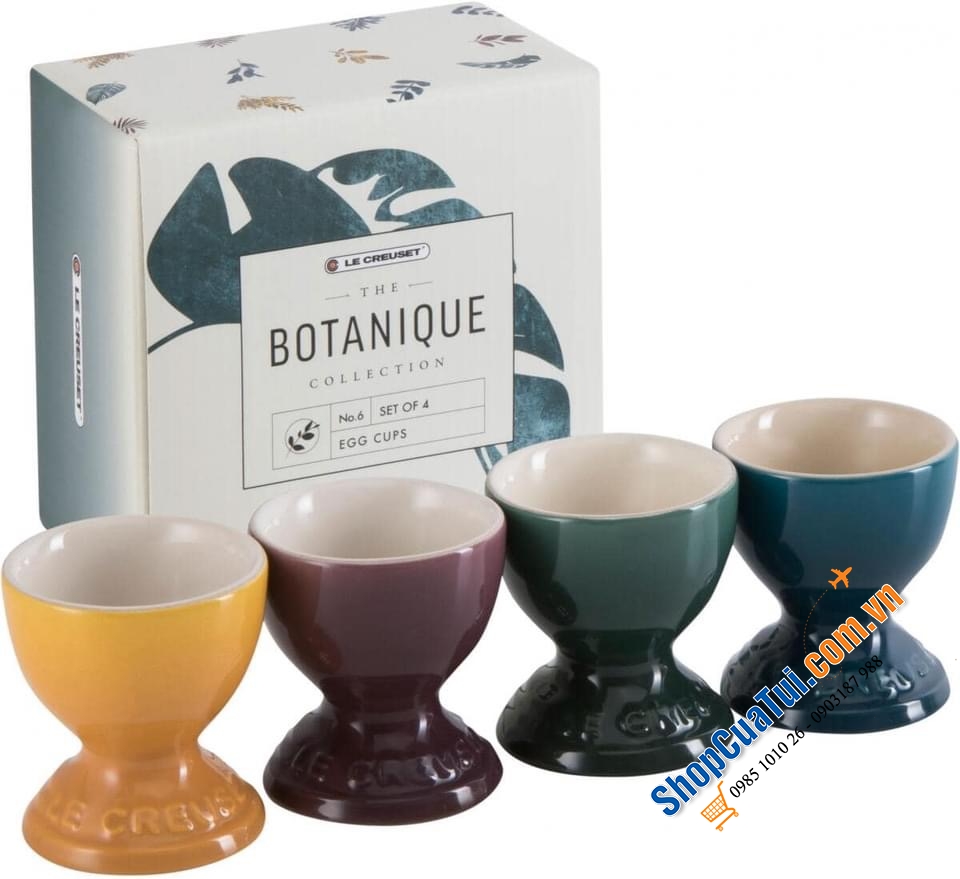 SET 4 CỐC ĐỰNG TRỨNG LE CREUSET BOTANIQUE