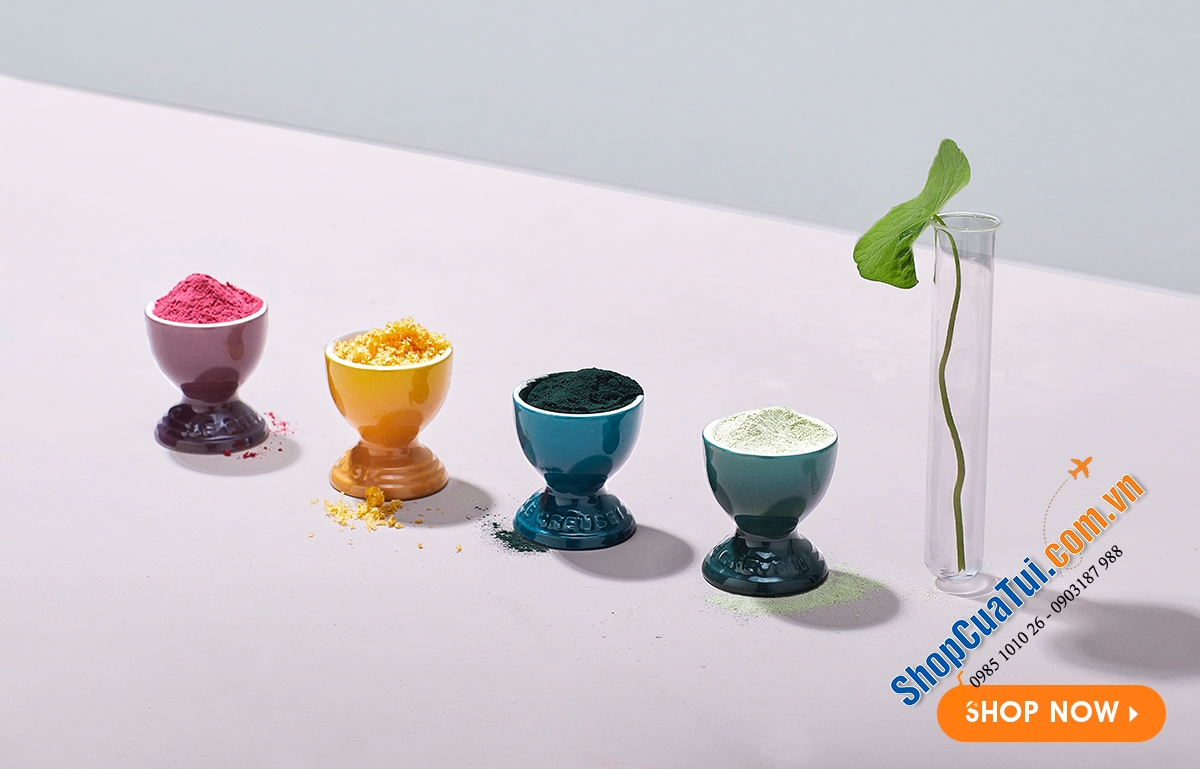 SET 4 CỐC ĐỰNG TRỨNG LE CREUSET BOTANIQUE