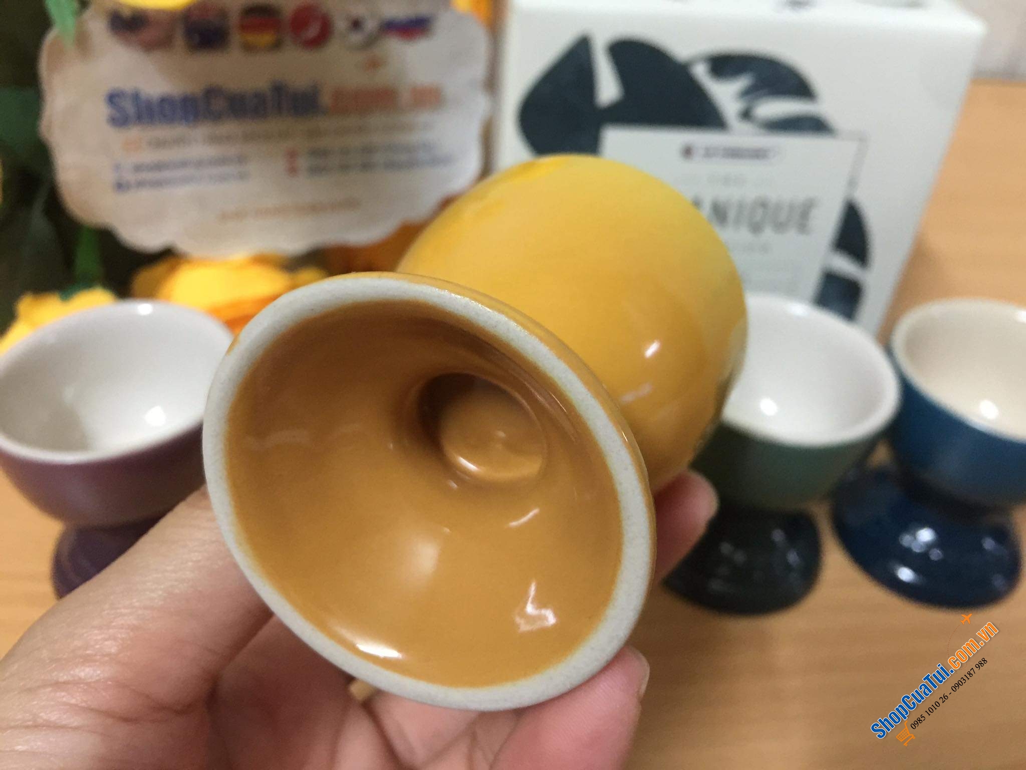 SET 4 CỐC ĐỰNG TRỨNG LE CREUSET BOTANIQUE