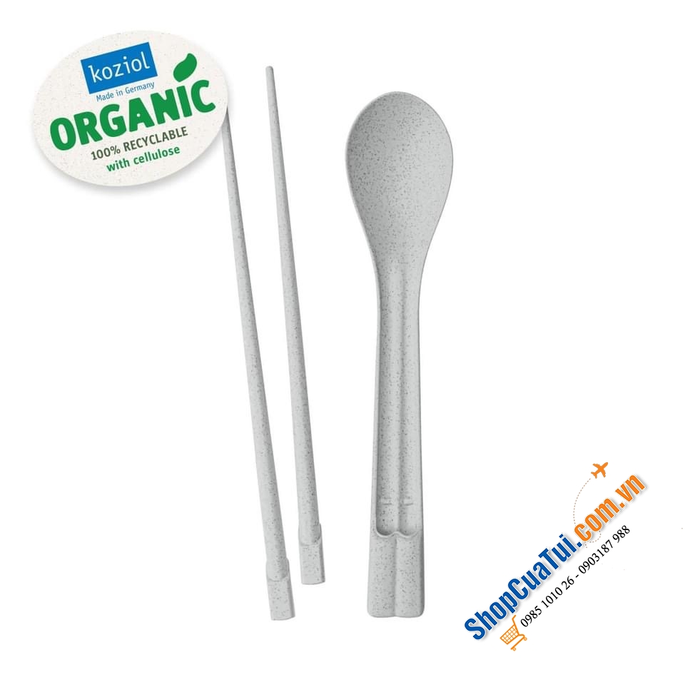 SET ĐÔI ĐŨA THÌA ORGANIC KOZIOL - MADE IN GERMANY.