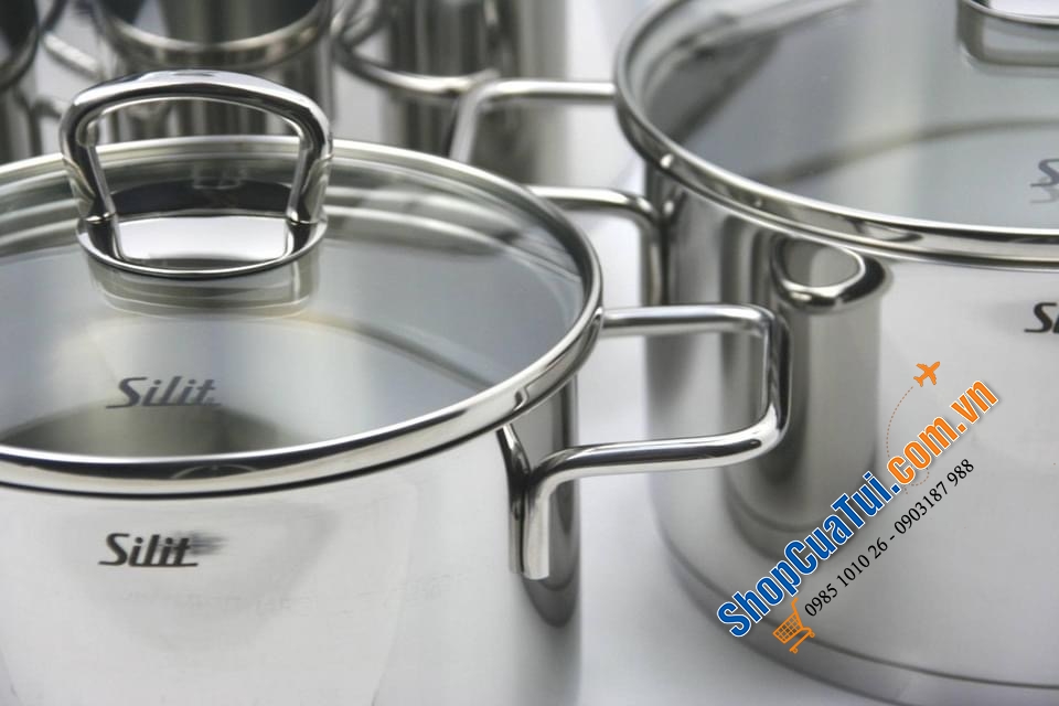 Bộ nồi silit Alicante 4 món kèm chảo.