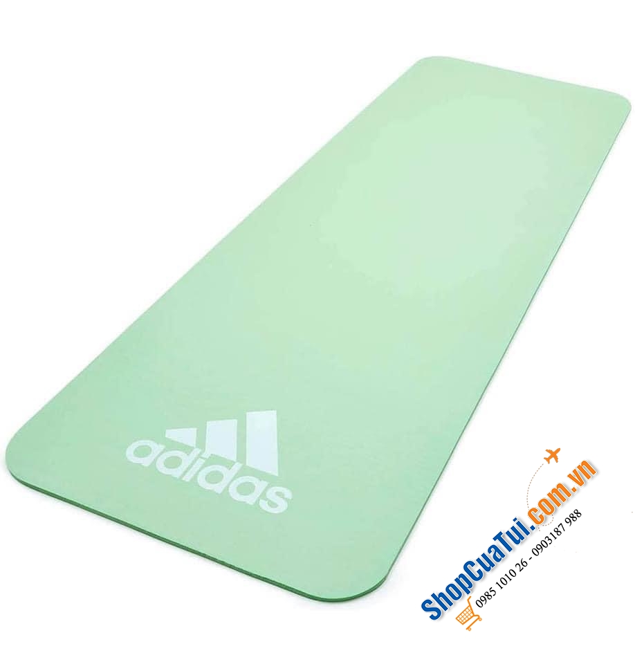 THẢM TẬP ADIDAS 0,7 cm - màu xanh mint mát mắt - kích thước 176 cm x 61cmx 0,7 cm