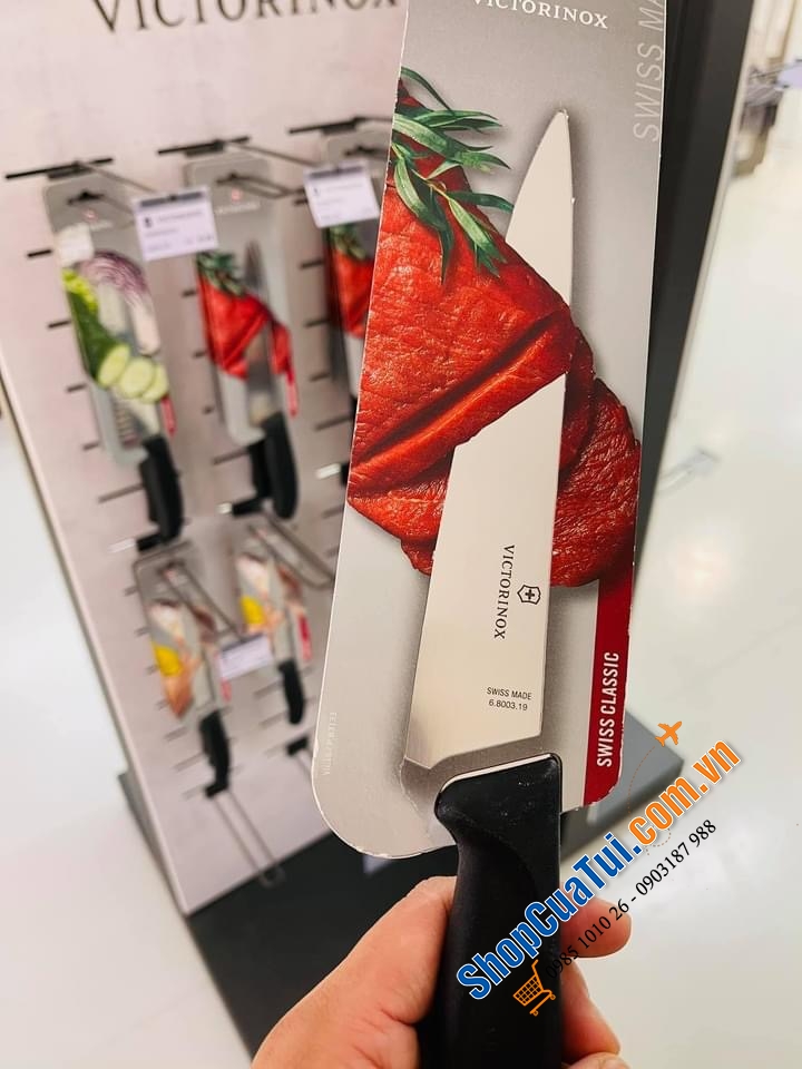 DAO THÁI THỊT VICTORINOX (hình miếng thịt bò).