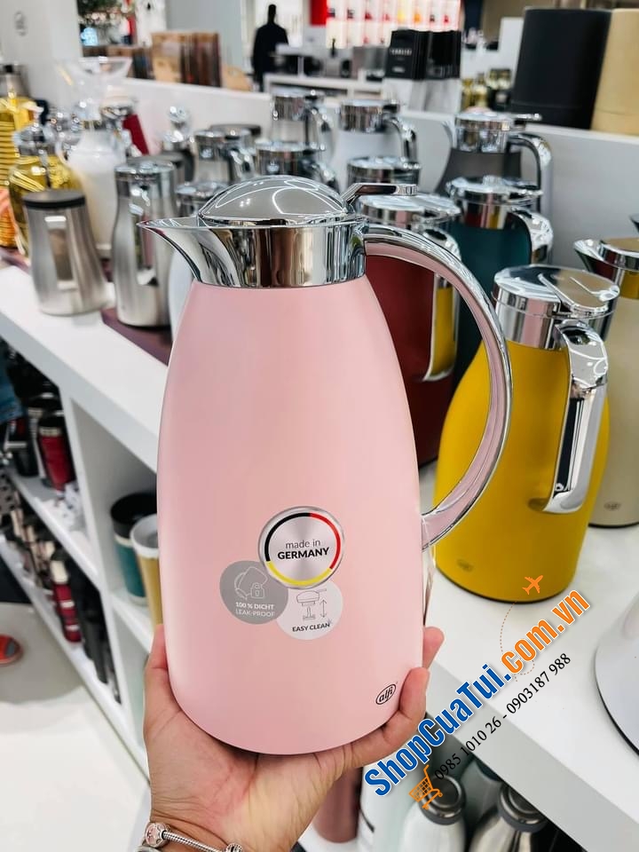 BÌNH GIỮ NHIỆT ALFI GUSTO 1L MÀU HỒNG PASTEL - Made in Germany