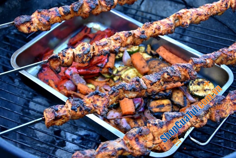 BỘ 5 XIÊN THỊT RAU CỦ INOX BODUM FRYKAT