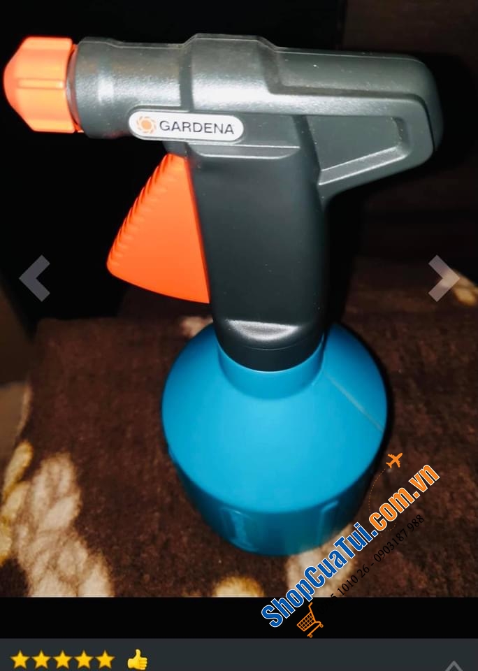 Bình tưới cây nén khí  Gardena 0,5L - các tín đồ yêu cây không thể thiếu dụng cụ này!