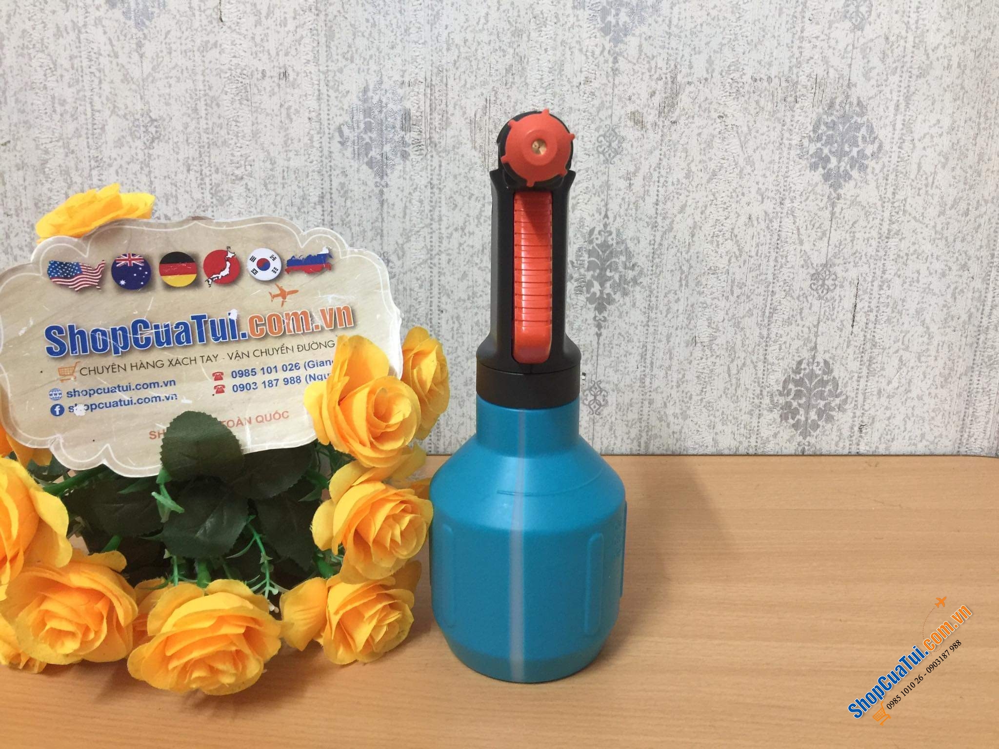 Bình tưới cây nén khí  Gardena 0,5L - các tín đồ yêu cây không thể thiếu dụng cụ này!