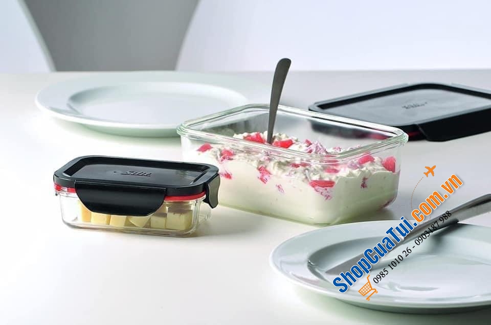 SET 3 HỘP ĐỰNG THỨC ĂN SILIT STORIO.