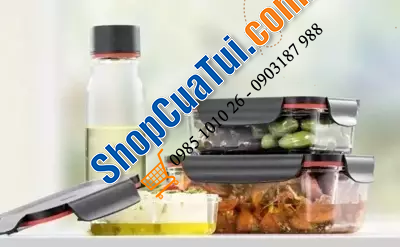 SET 3 HỘP ĐỰNG THỨC ĂN SILIT STORIO.