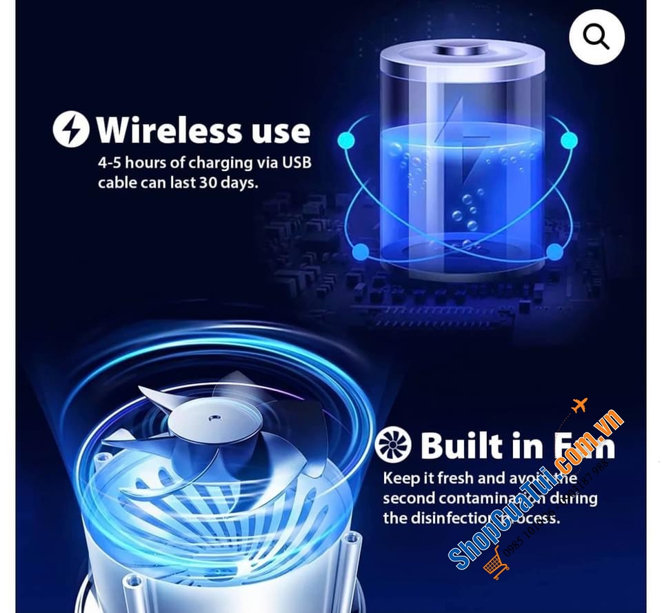 Máy tiệt trùng bàn chải đánh răng thông minh WILIT.