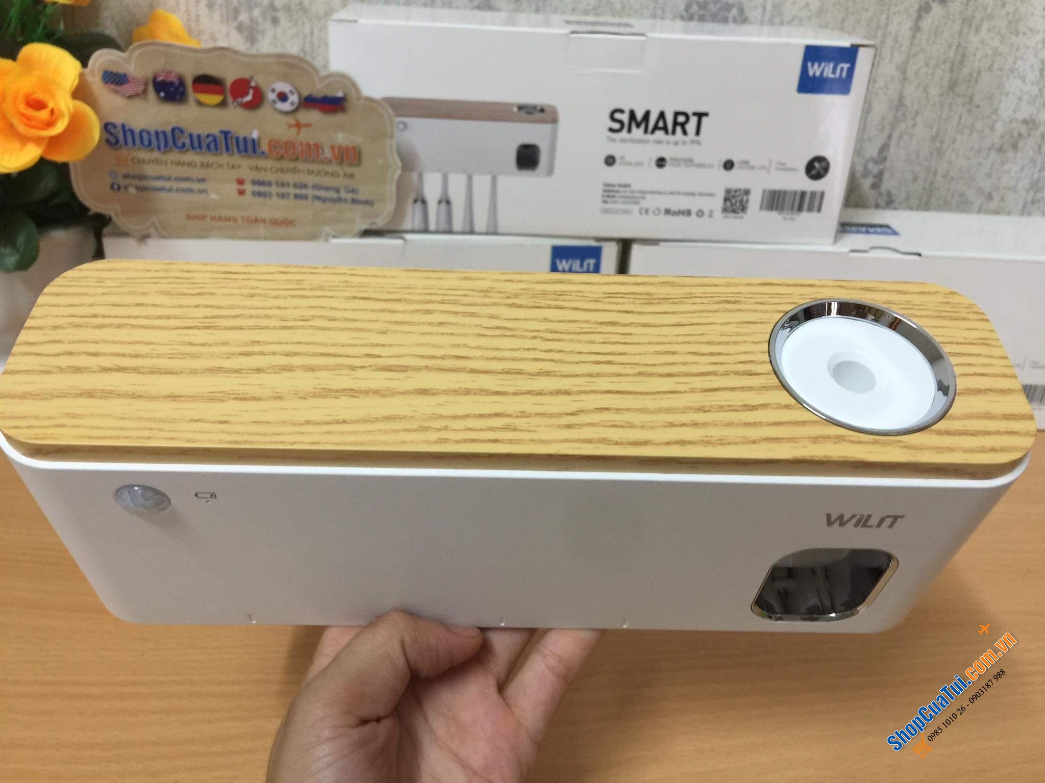 Máy tiệt trùng bàn chải đánh răng thông minh WILIT.