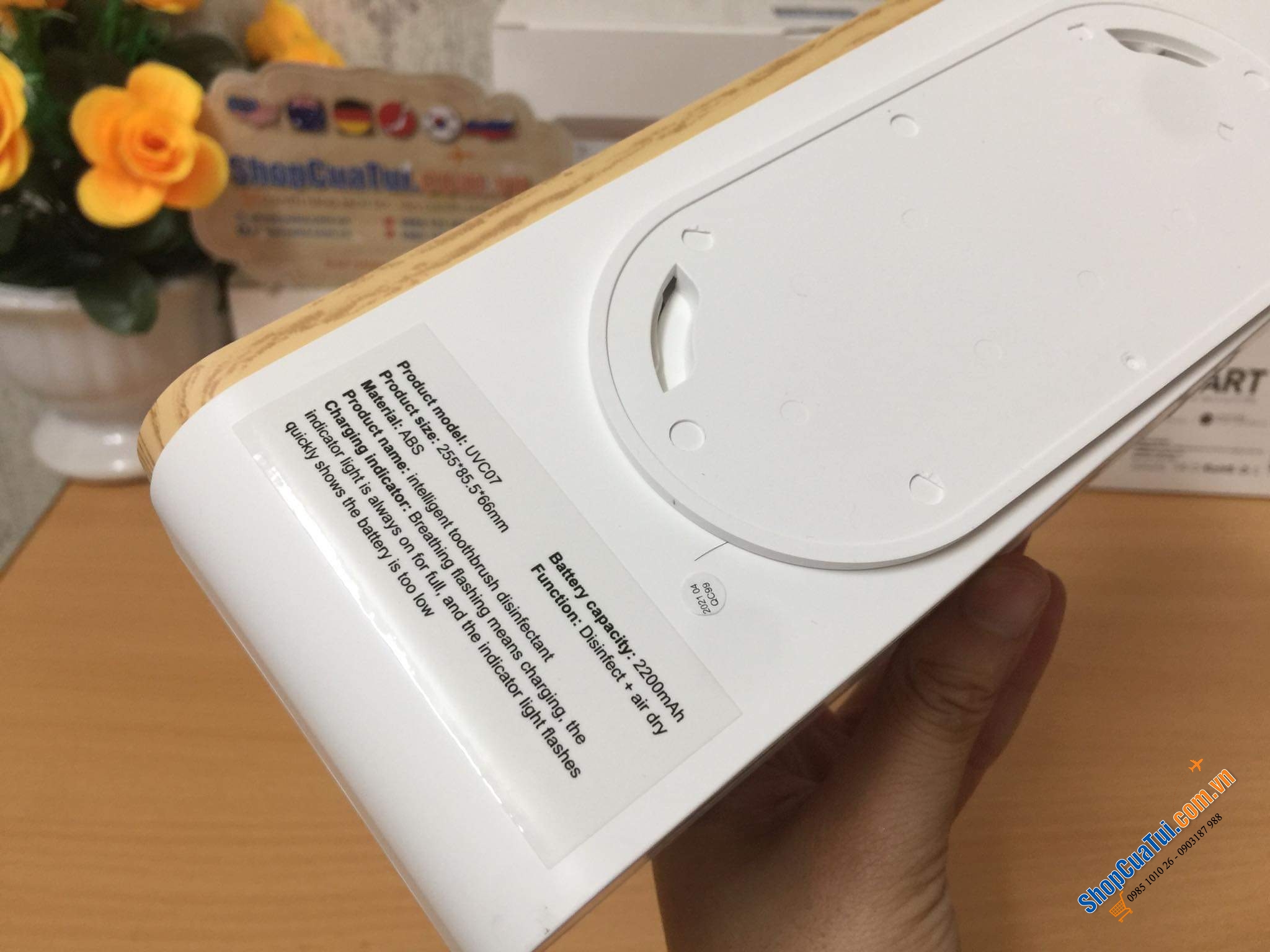 Máy tiệt trùng bàn chải đánh răng thông minh WILIT.