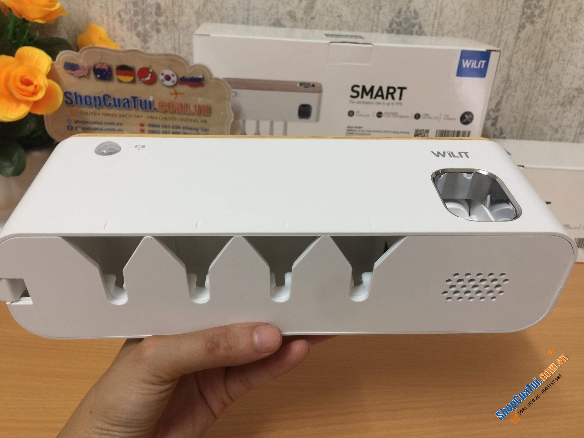 Máy tiệt trùng bàn chải đánh răng thông minh WILIT.