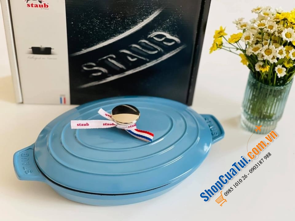 CHẢO NƯỚNG CÓ NẮP STAUB ASSIETTE CHAUDE 23 CM.