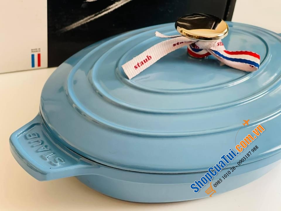 CHẢO NƯỚNG CÓ NẮP STAUB ASSIETTE CHAUDE 23 CM.