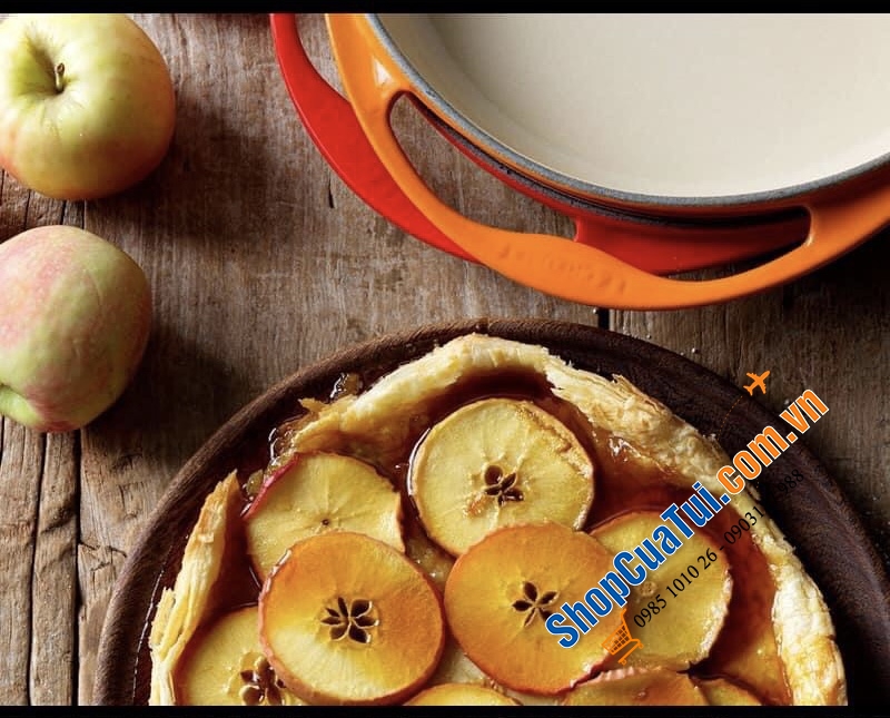 CHẢO RÁN - KHUÔN BÁNH - KHUÔN NƯỚNG LE CREUSET TATIN 25 CM - MÀU CAM.
