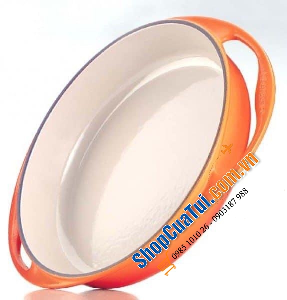 CHẢO RÁN - KHUÔN BÁNH - KHUÔN NƯỚNG LE CREUSET TATIN 25 CM - MÀU CAM.