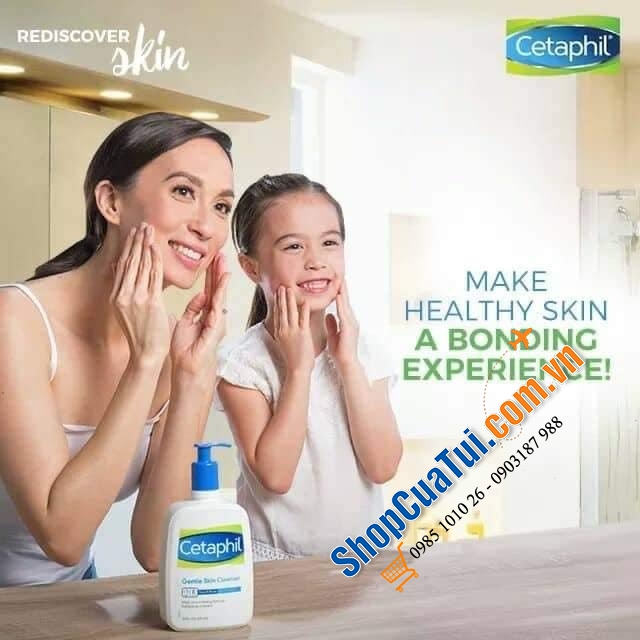 Sữa Tắm, rửa mặt Cetaphil Gentle Skin Cleanser for Face & Body 500ml - Made in Canada