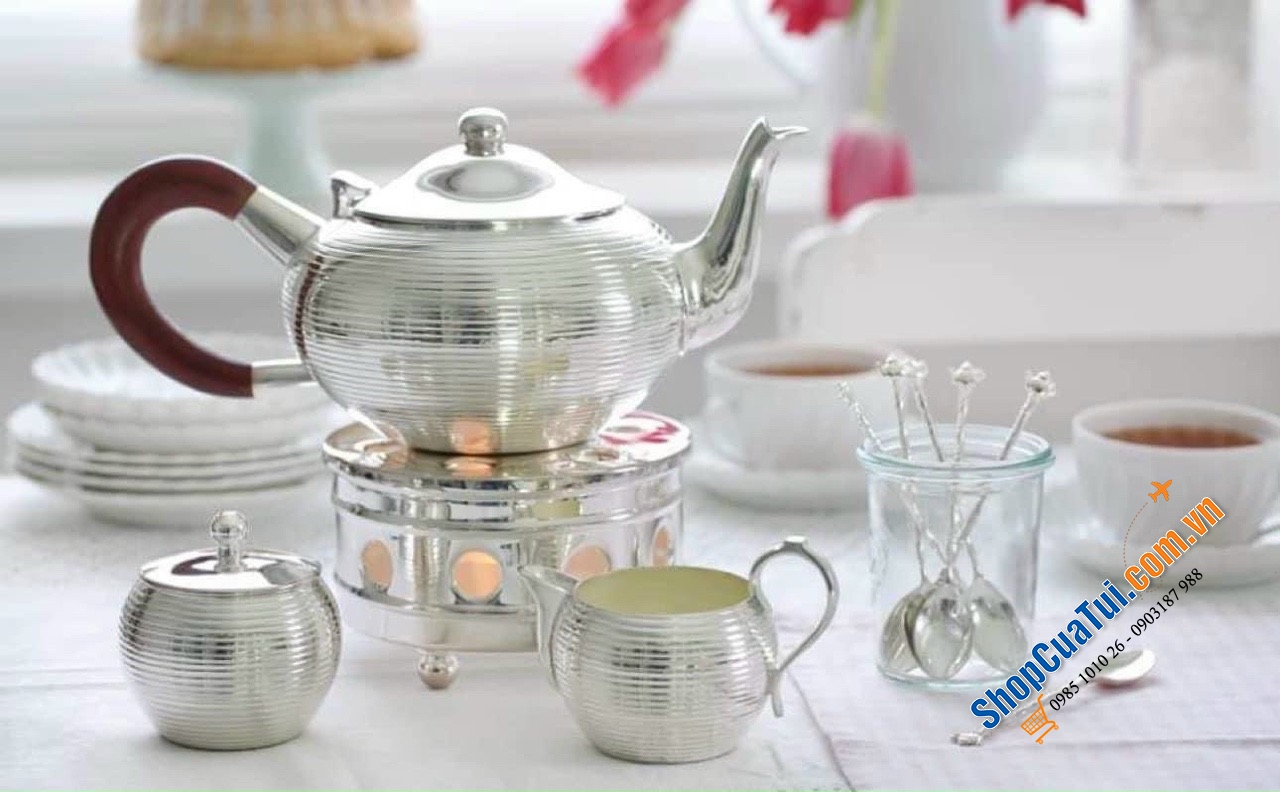 SET 4 THÌA CÀ PHÊ HOÀNG GIA MẠ BẠC EDZARD GERMANY