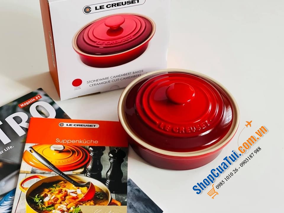 TÔ ĐỰNG THỨC ĂN CÓ NẮP LE CREUSET 17,5 CM.