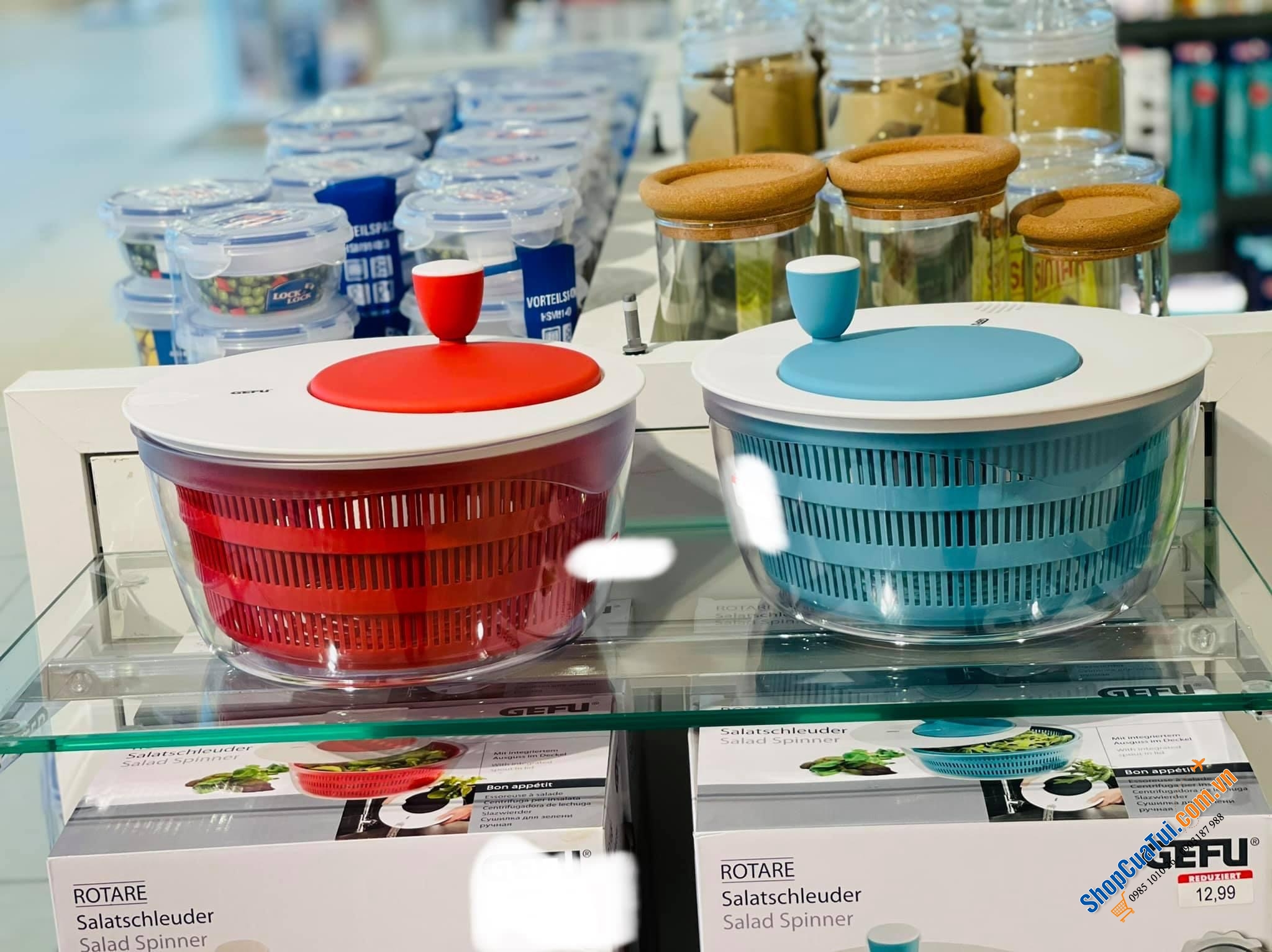 RỔ QUAY RAU GEFU SIÊU BỀN.