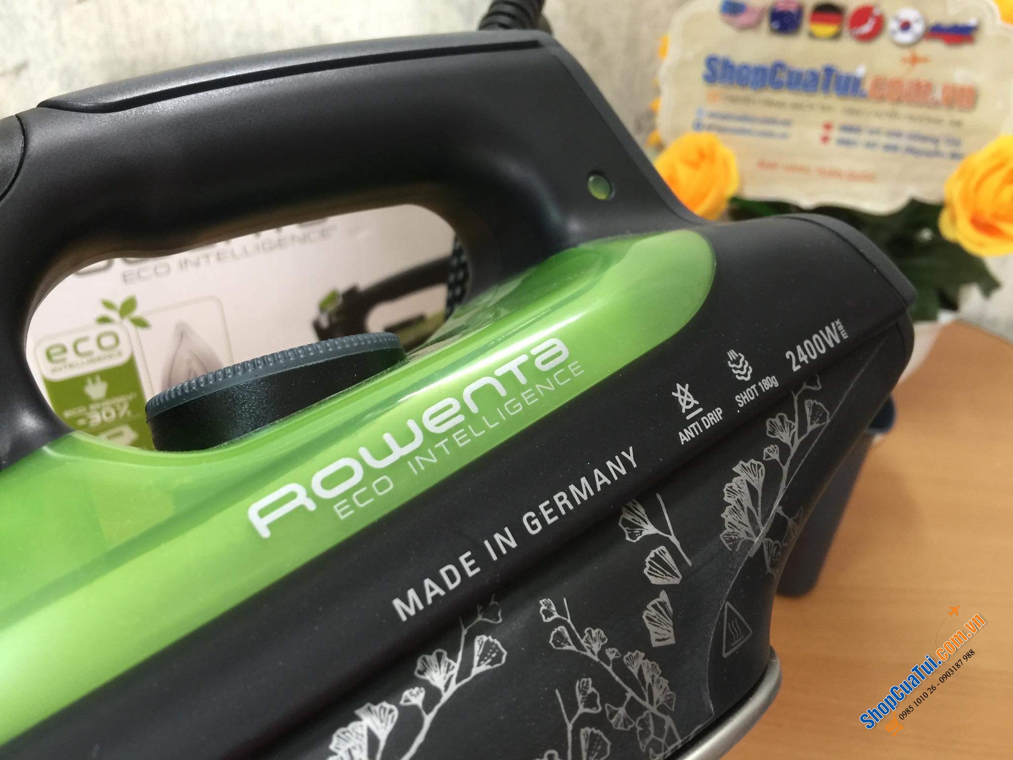 BÀN LÀ ROWENTA ECO DW6010 - MADE IN GERMANY - dòng HIGH PRECISION chất lượng cao công suất 2400w.