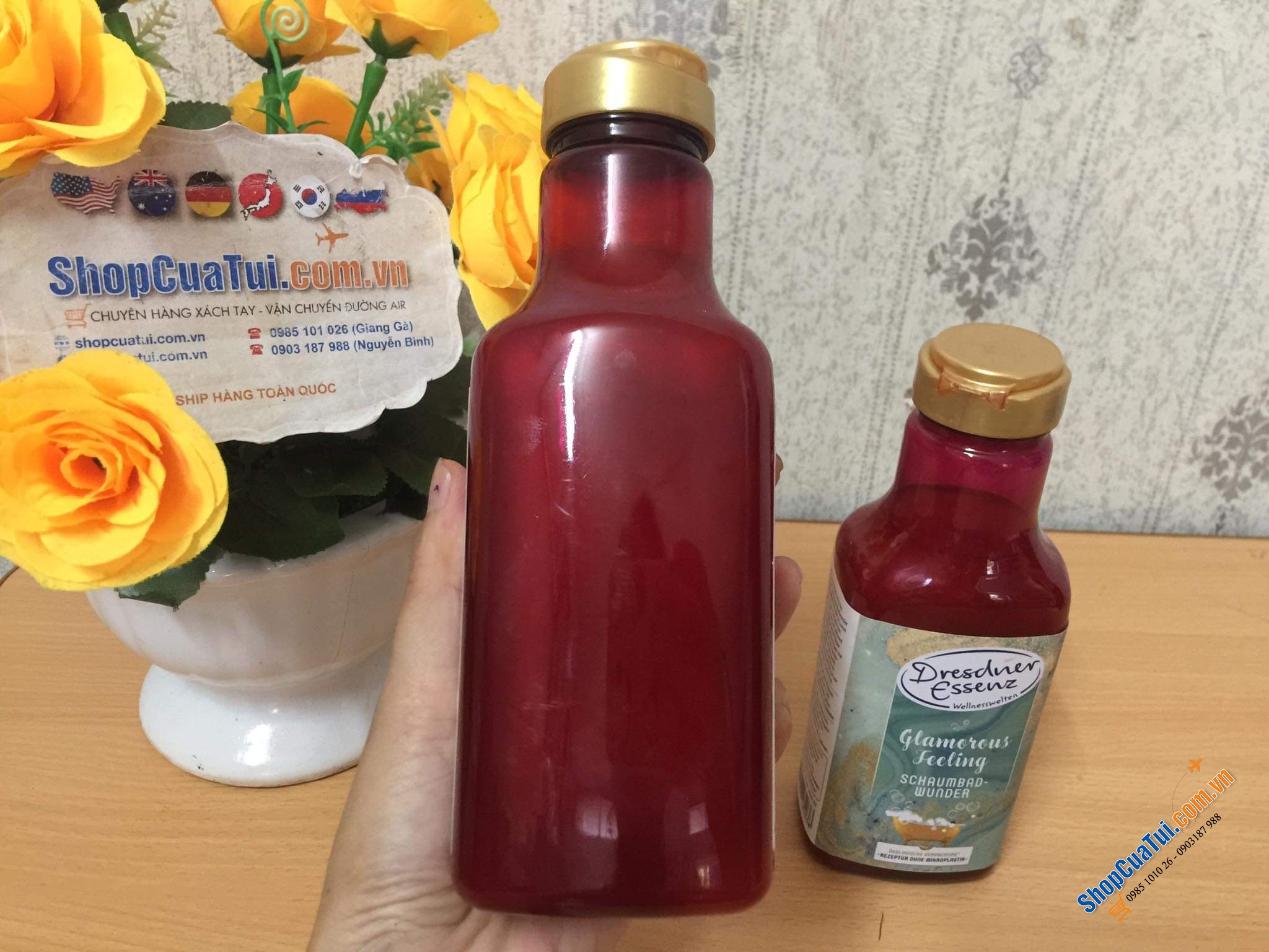 SỮA TẮM BỒN TẠO BỌT DRESDNER ESSENZ -  Bubble Bath Glamorous Feeling- MADE IN GERMANY