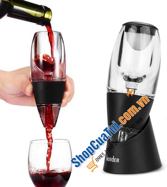 LỌC VÀ TẠO KHÍ RƯỢU VANG HOTDER WINE DEKANTER