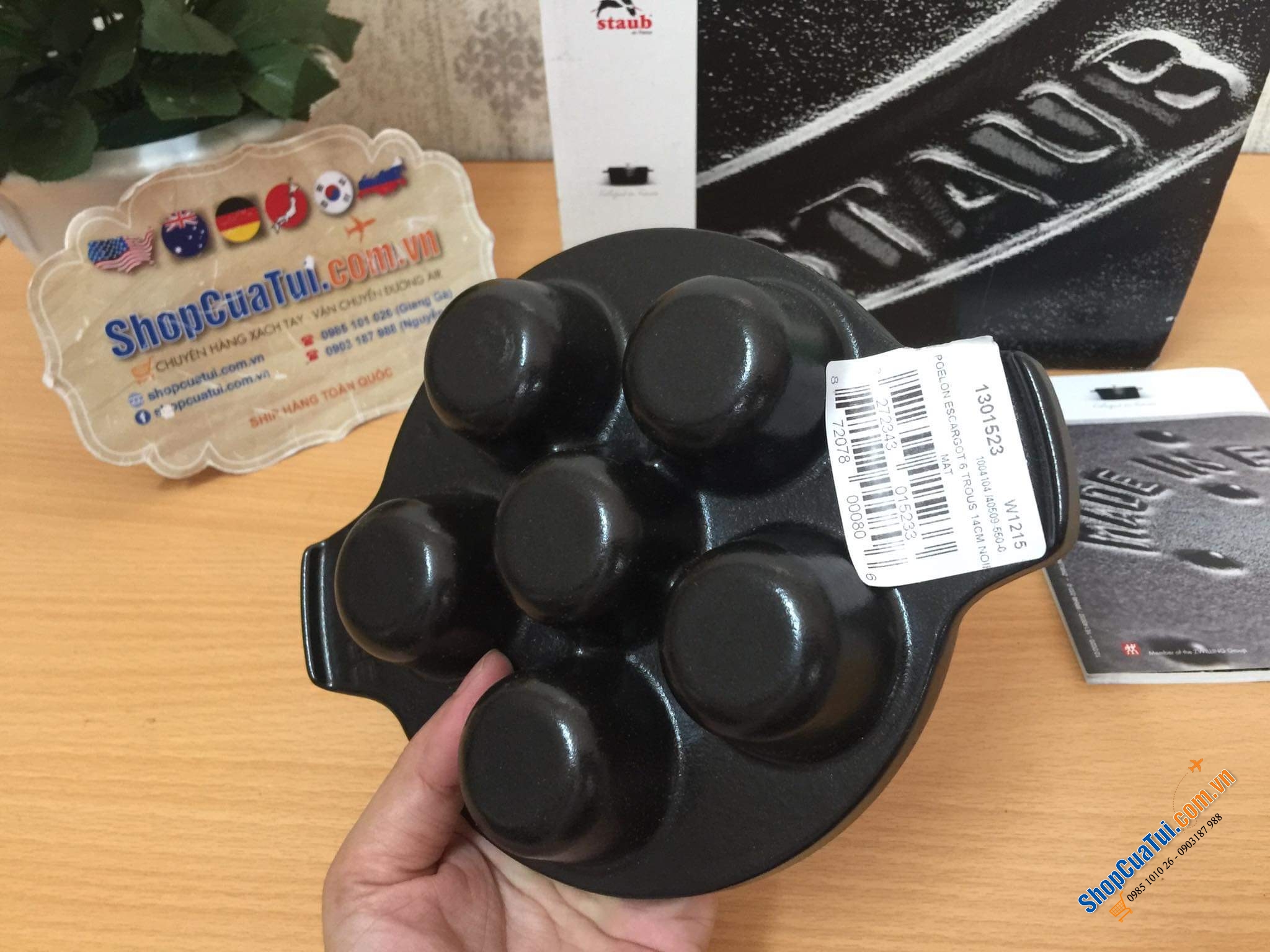 CHẢO STAUB LÀM BÁNH KHỌT, BÁNH RÁN TRÒN....