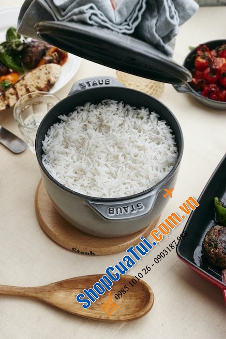 NỒI STAUB GOHAN 16 CM XÁM