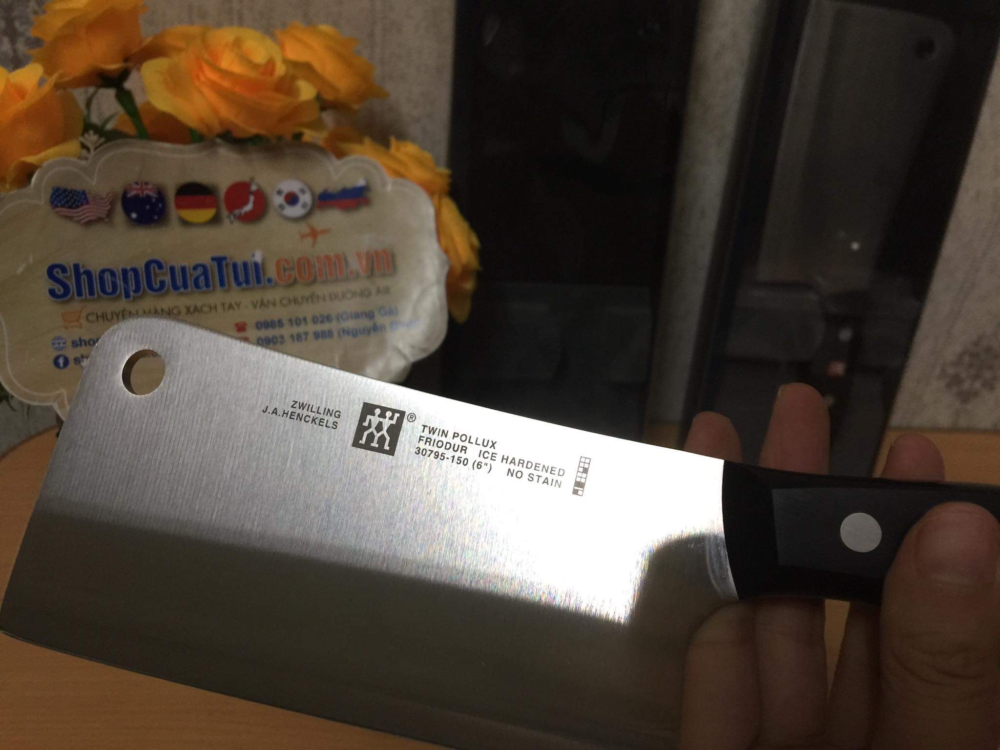 Dao chặt Zwilling Twin Pollux 15cm