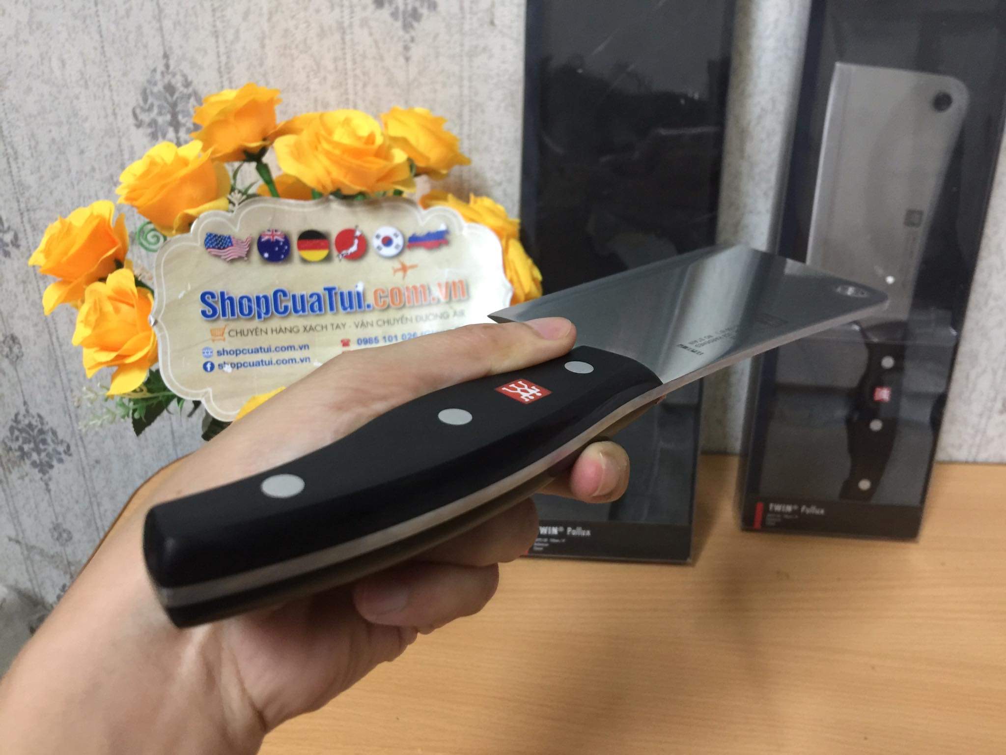 Dao chặt Zwilling Twin Pollux 15cm