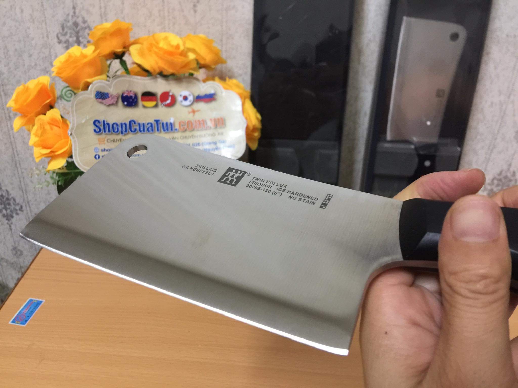 Dao chặt Zwilling Twin Pollux 15cm