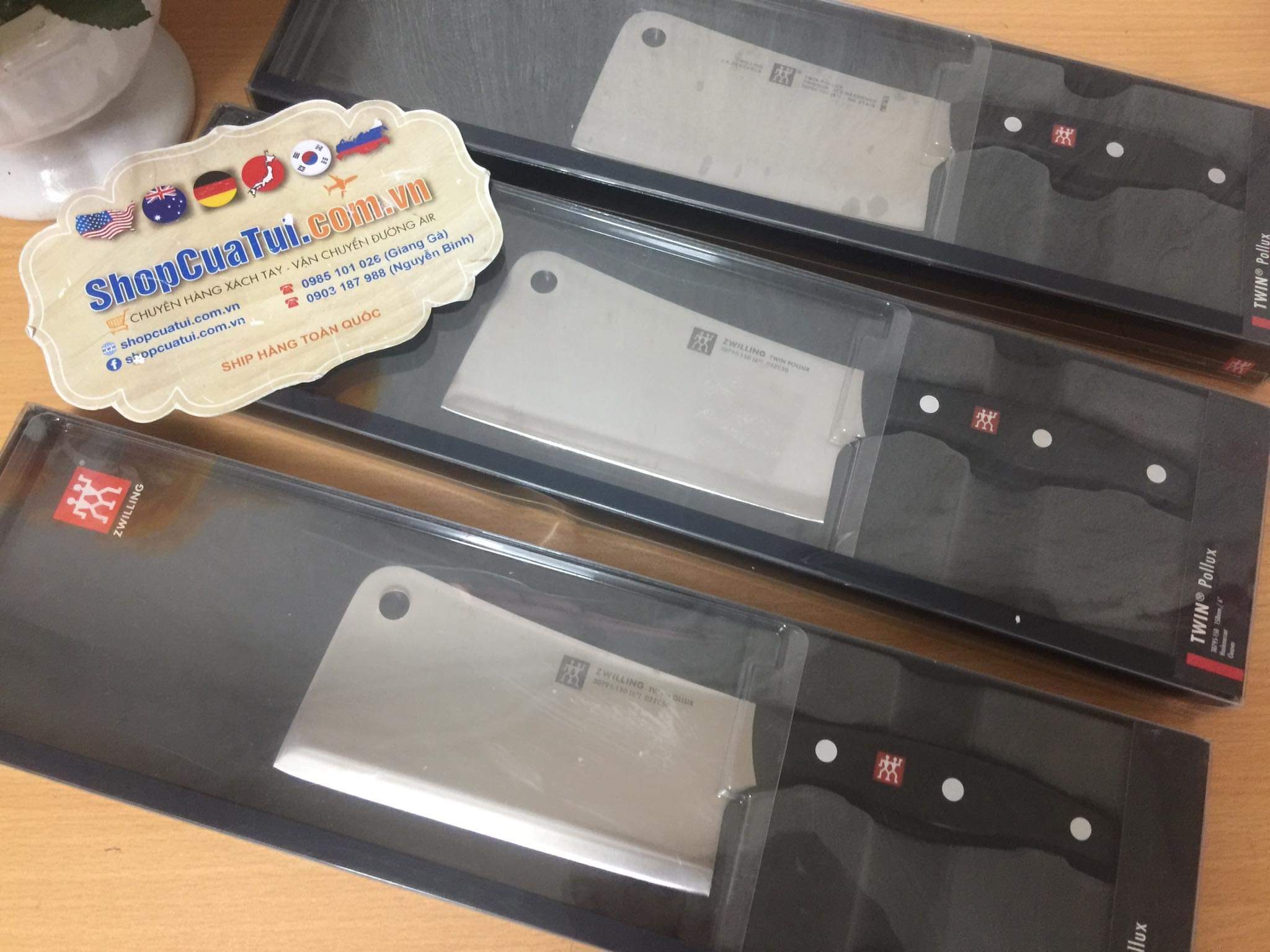 Dao chặt Zwilling Twin Pollux 15cm