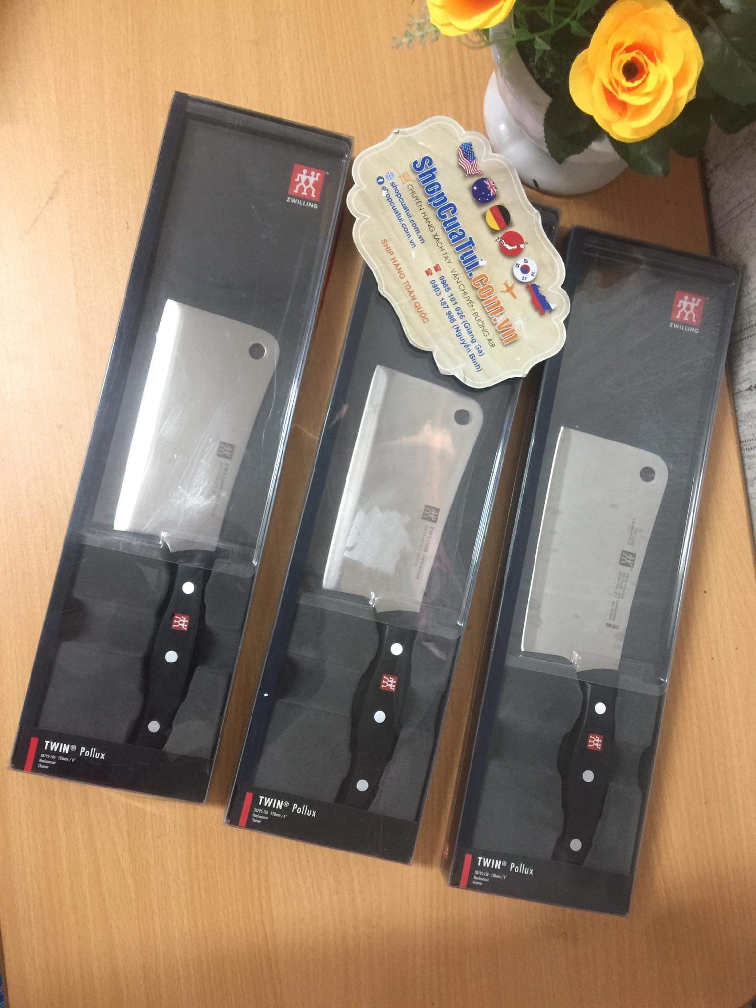 Dao chặt Zwilling Twin Pollux 15cm