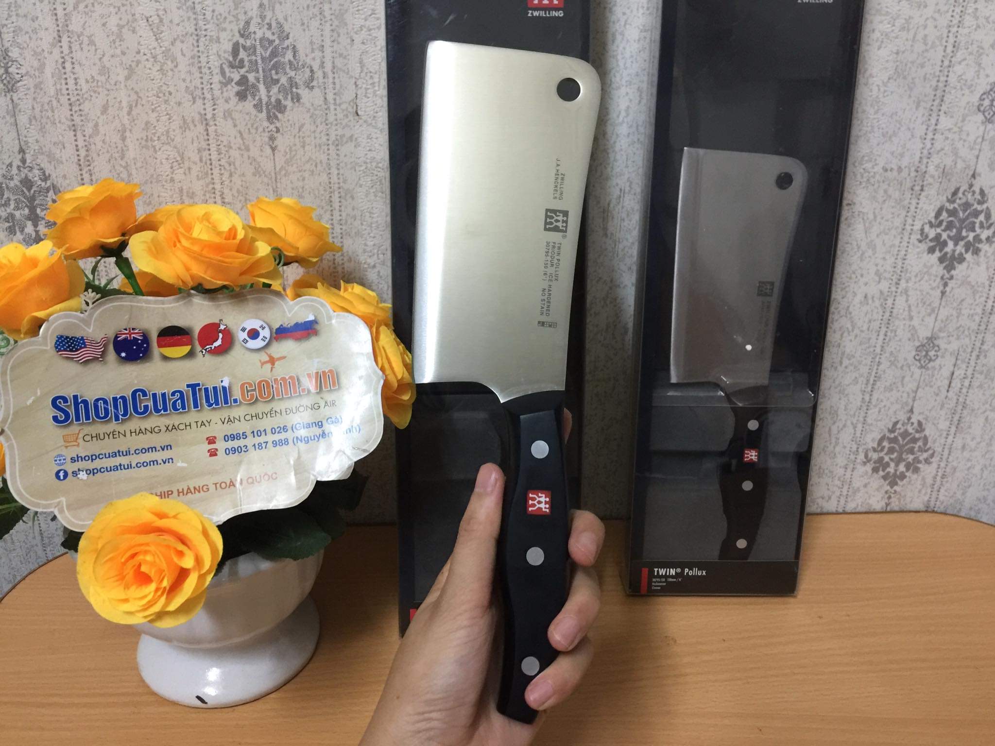 Dao chặt Zwilling Twin Pollux 15cm