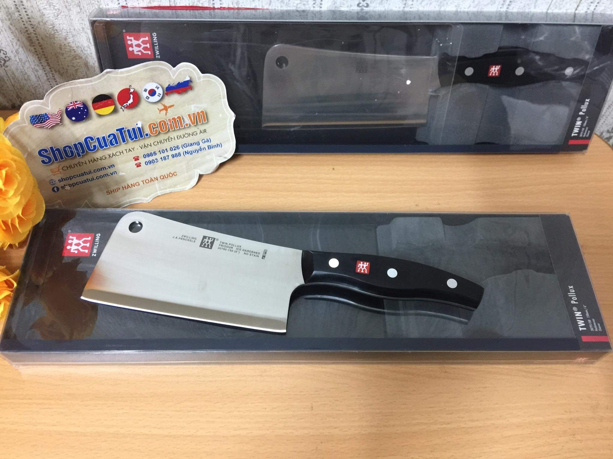 Dao chặt Zwilling Twin Pollux 15cm