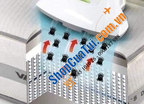 MÁY HÚT BỤI VÀ KHỬ KHUẨN Medion MD 19318 dùng cho GIƯỜNG,ĐỆM, SOFA, RÈM, CŨI BABY...bằng Công nghệ UV tia cực tím tối tân nhất (thay cho nắng mặt trời).