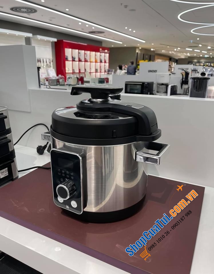Nồi áp suất điện đa năng WMF Lono 8 trong 1. Nồi cơm, nồi nấu các món hầm nhanh, nấu chậm tròn vị, giữ nguyên dinh dưỡng & vitamin