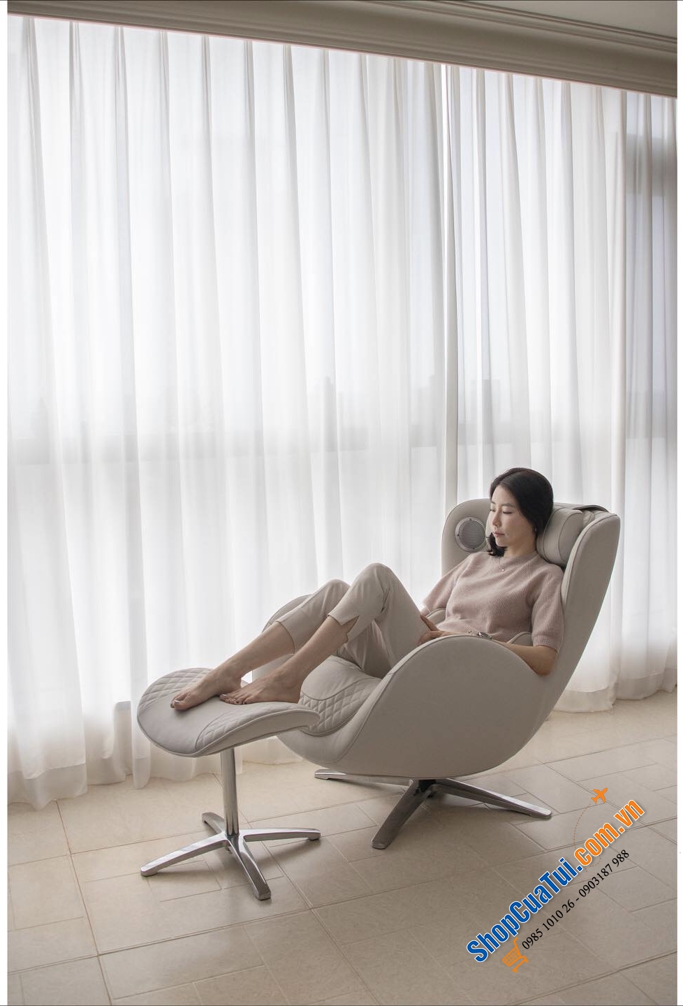 Ghế massage thương gia NOUHAUS Classic Chair with Ottoman – Hàn Quốc