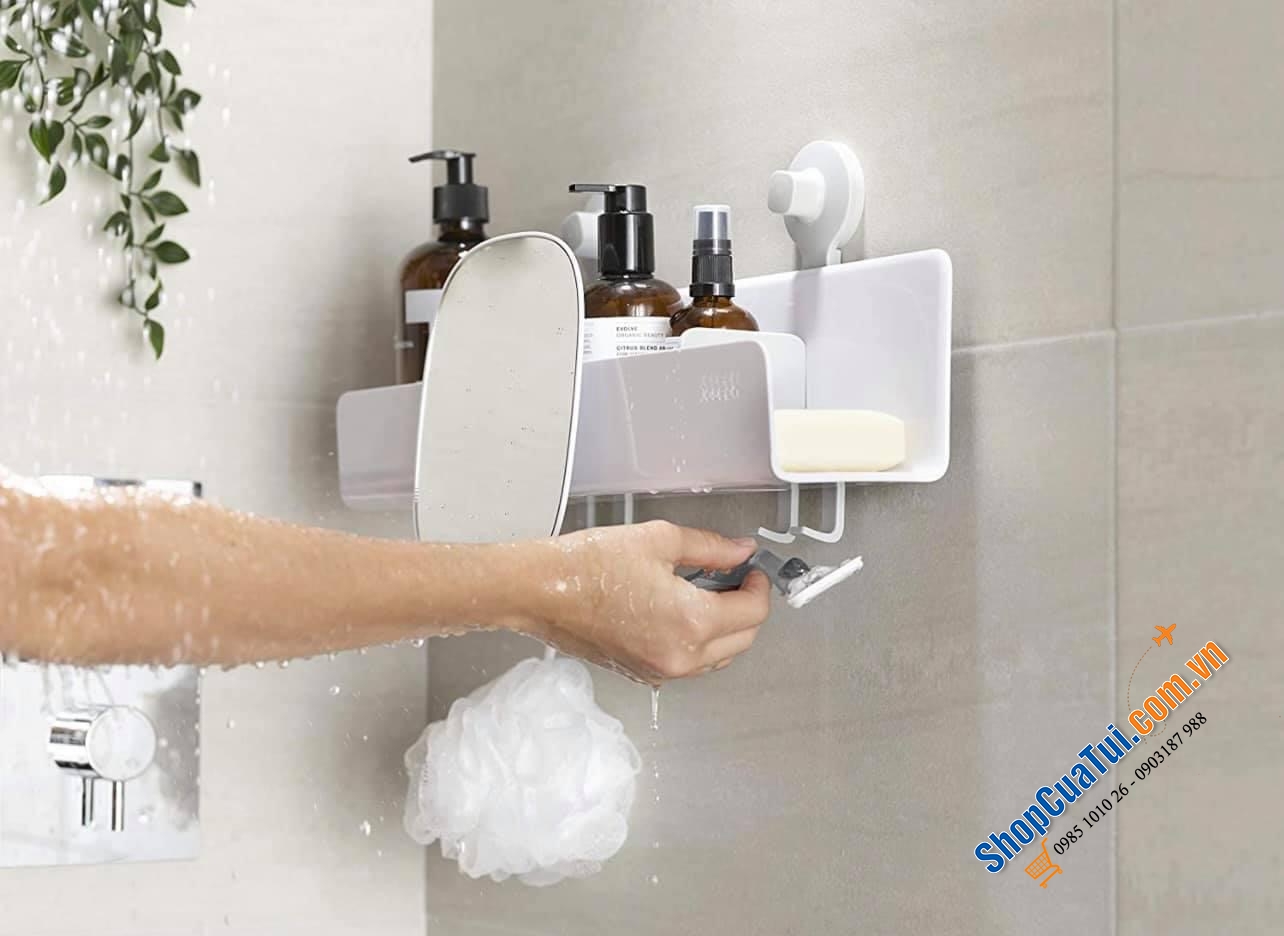 SET ĐỂ DỤNG CỤ NHÀ TẮM KÈM GƯƠNG JOSEPH JOSEPH.