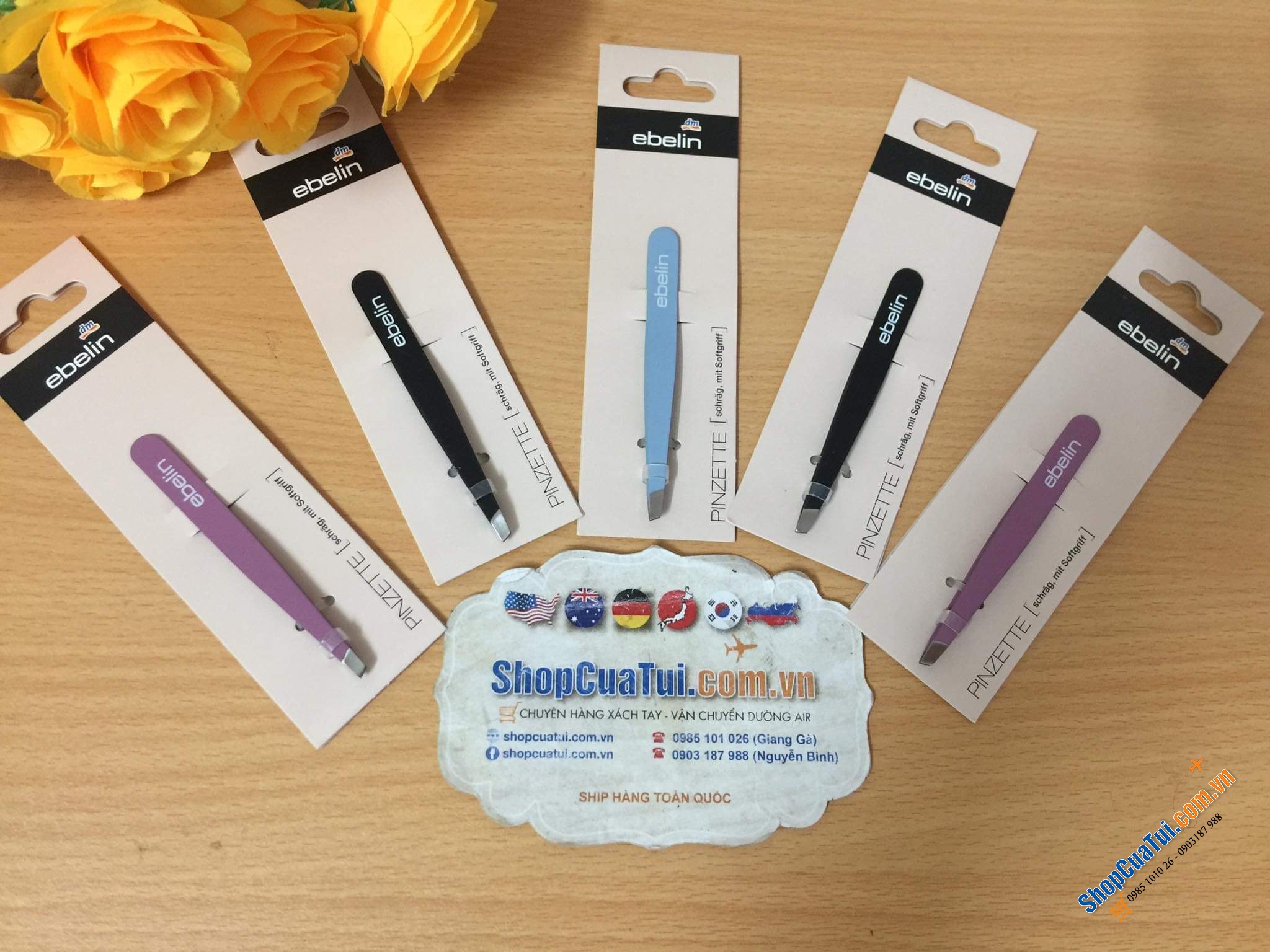 Nhíp siêu bắt Ebelin Germany thay cho máy cạo lông vừa nhẹ nhàng mang theo, vẫn hiệu quả