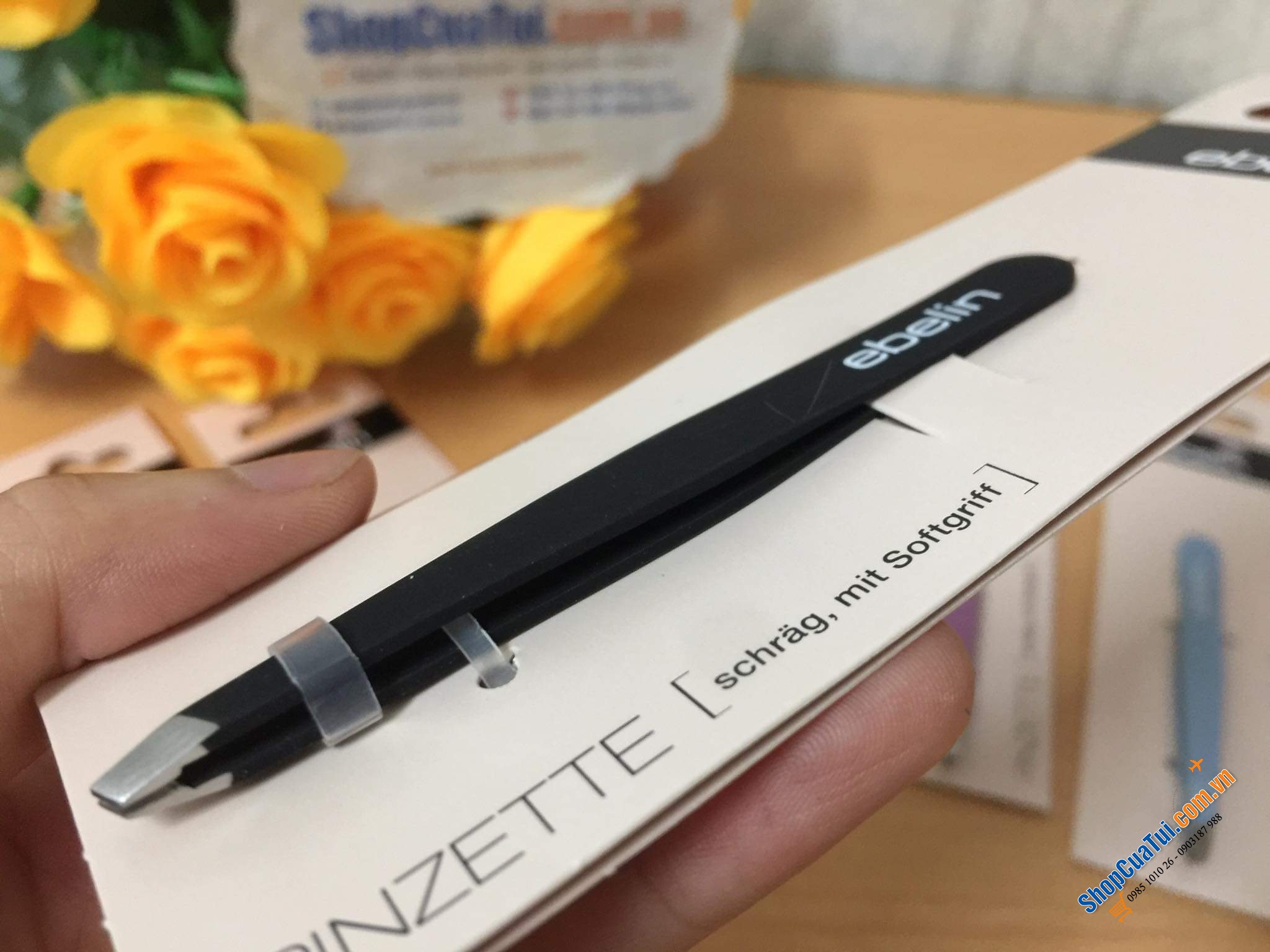 Nhíp siêu bắt Ebelin Germany thay cho máy cạo lông vừa nhẹ nhàng mang theo, vẫn hiệu quả