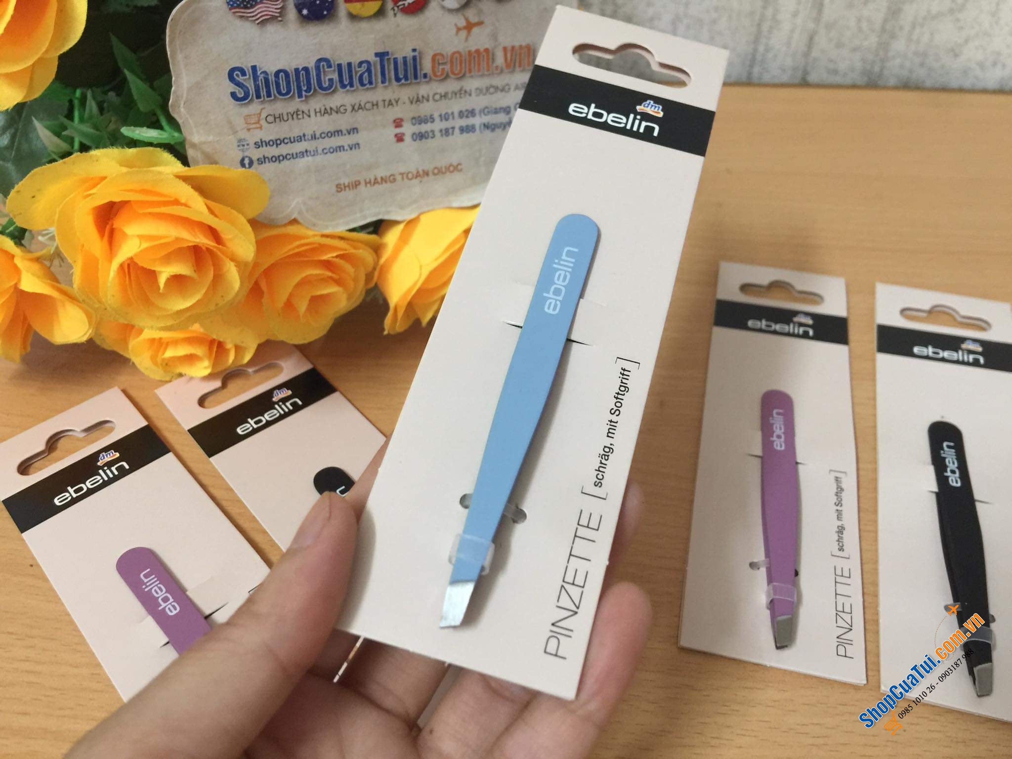 Nhíp siêu bắt Ebelin Germany thay cho máy cạo lông vừa nhẹ nhàng mang theo, vẫn hiệu quả