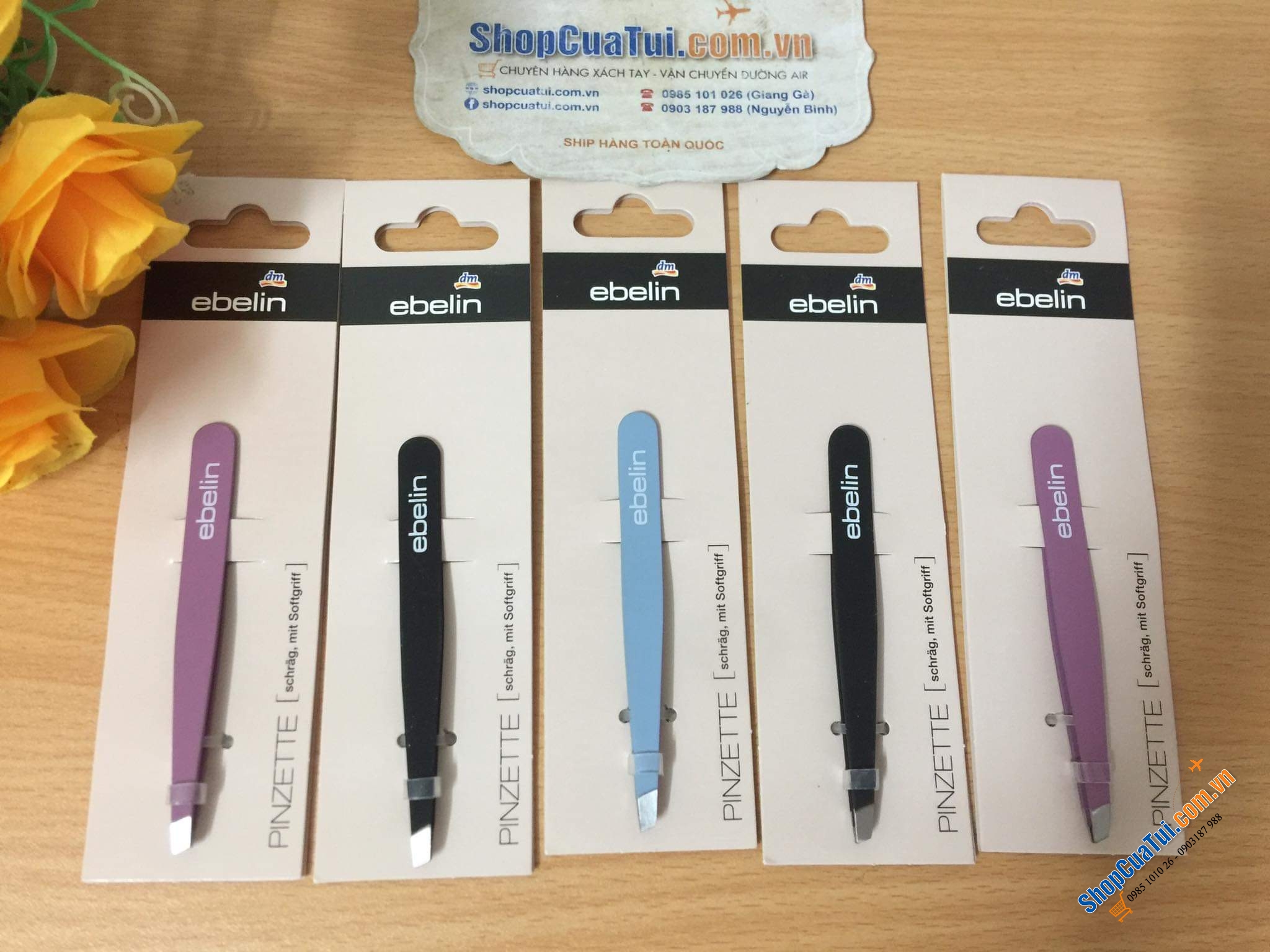 Nhíp siêu bắt Ebelin Germany thay cho máy cạo lông vừa nhẹ nhàng mang theo, vẫn hiệu quả