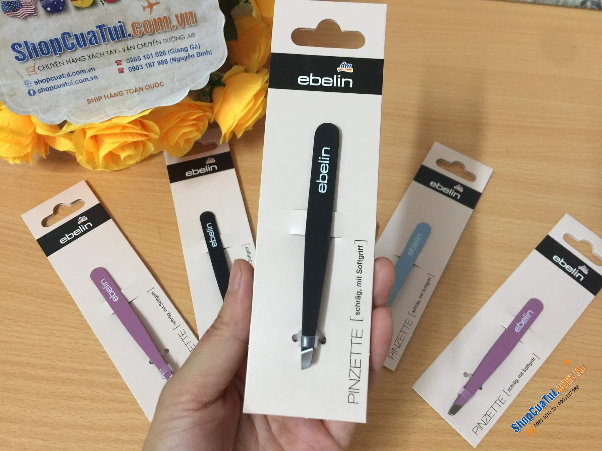 Nhíp siêu bắt Ebelin Germany thay cho máy cạo lông vừa nhẹ nhàng mang theo, vẫn hiệu quả