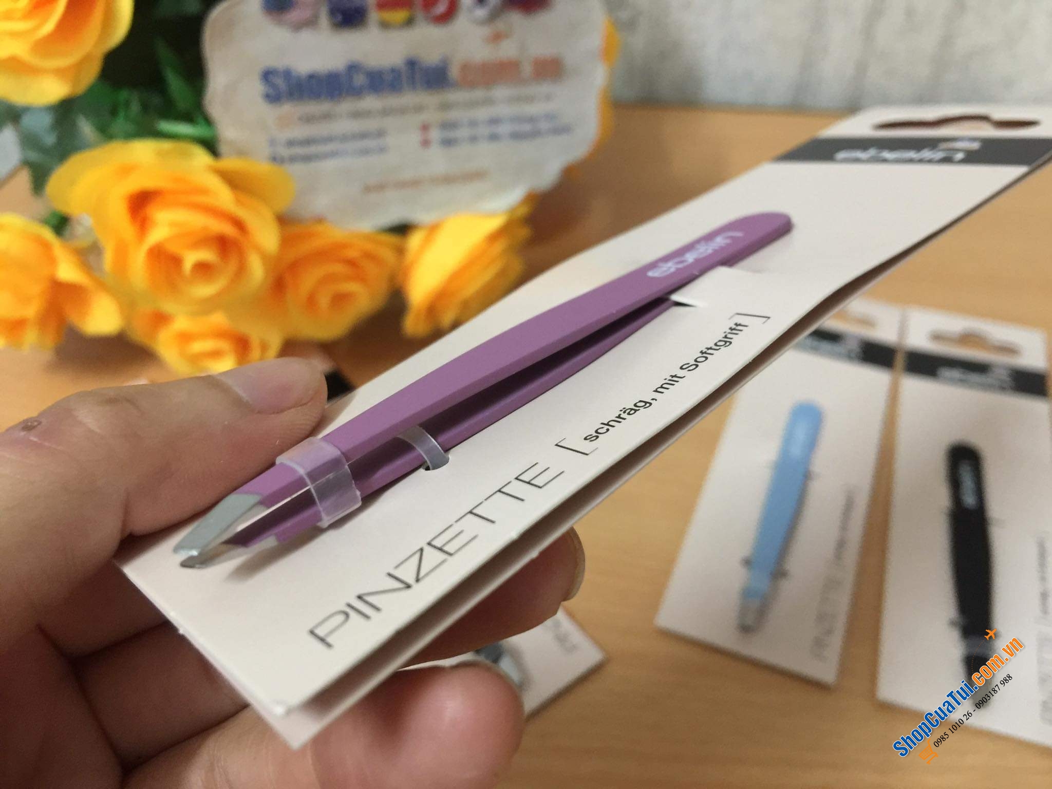 Nhíp siêu bắt Ebelin Germany thay cho máy cạo lông vừa nhẹ nhàng mang theo, vẫn hiệu quả