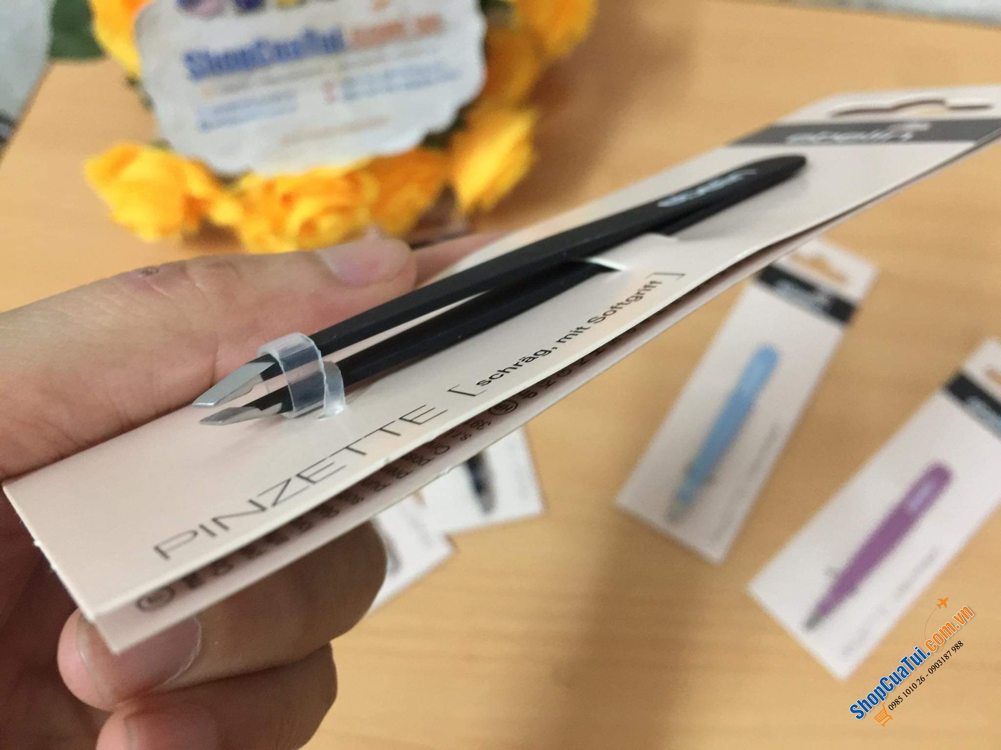 Nhíp siêu bắt Ebelin Germany thay cho máy cạo lông vừa nhẹ nhàng mang theo, vẫn hiệu quả